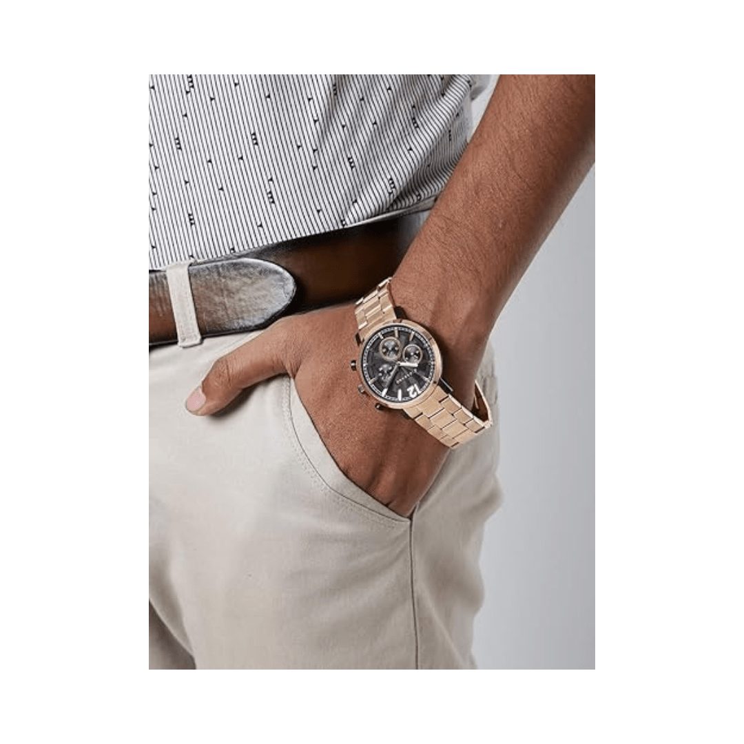 Giordano Mens Black Dial Multifunction Watch 1762-22
