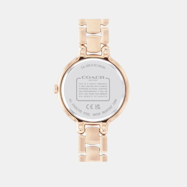 Chelsea Women Quartz Rose Gold Dial Analog Stainless Steel Watch 14504126