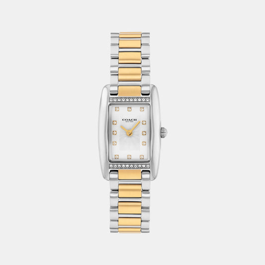 Reese Women Quartz White Dial Analog Stainless Steel Watch 14504590