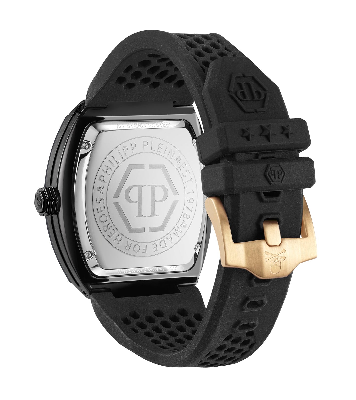 Philipp Plein Black Tonneau Dial Quartz Analog Men Watch