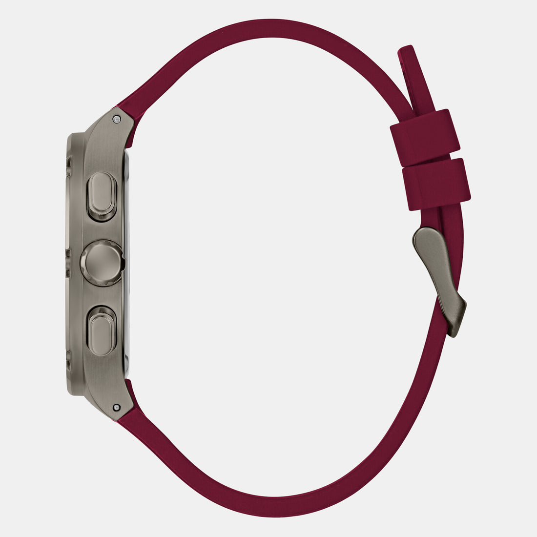 Headline Men Quartz Grey Dial Chronograph Silicone Watch GW0571G4