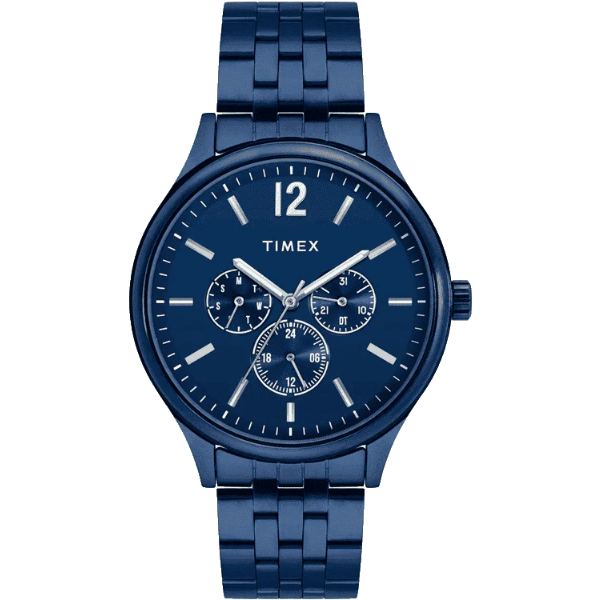 Timex Men Blue Round Dial Analog Watch