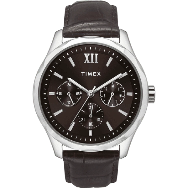 Timex Men Brown Round Dial Analog Watch - TW0TG7633