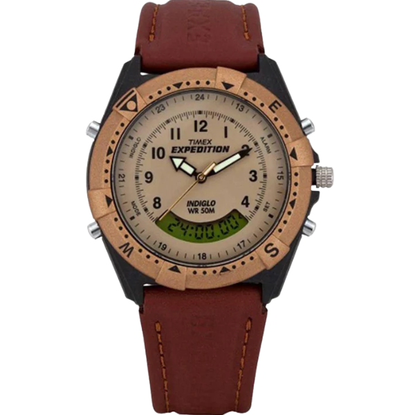 Timex Expedition Analog-Digital Beige Dial Unisex Wrist Watch - MF13