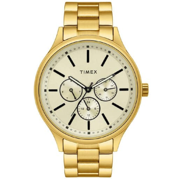Timex Men'S Champagne Dial Watch Tweg18415