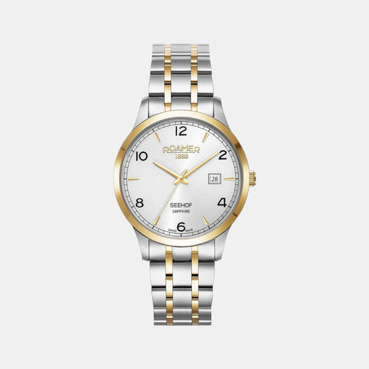 Seehof Men's Analog Stainless Steel Watch 509833 47 14 20