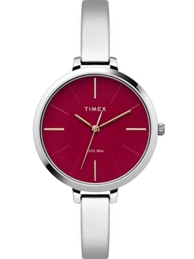 Timex Fashion Red Dial Women Watch Twel12801