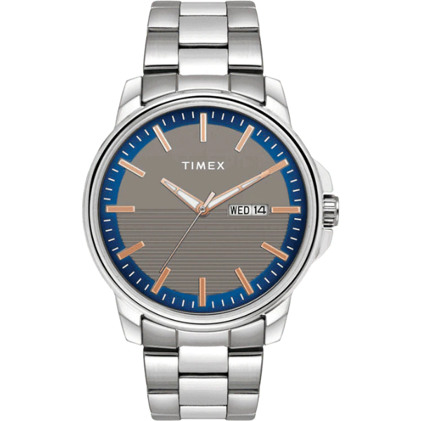 TIMEX Men's All Stainless Steel 44mm Watch