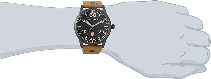 Giordano Analog Black Dial Men's Watch - A1041-02