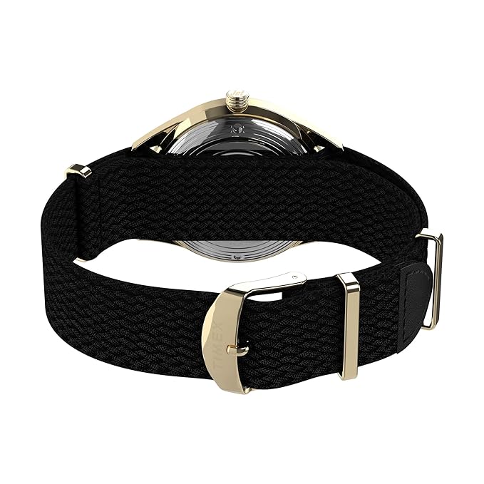 TIMEX Marlin Jet Black Round Dial Mechanical Automatic Men's Watch - TW2Y24300UJ