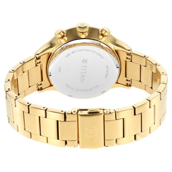 Titan Urban Magic Silver Dial Quartz Multifunction Stainless Steel Strap watch for Men