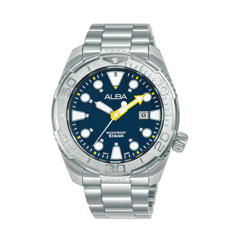 Active Men's Blue Dial, Stainless Steel, AG8M19X1
AG8M19X1