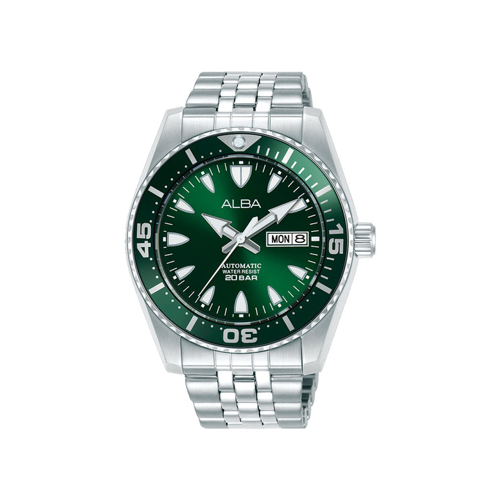 AL4767X1 Sunburst Green Dial Automatic Watch
