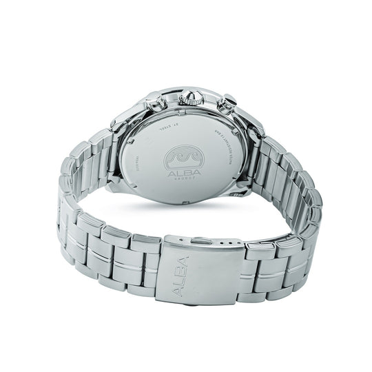 A4B017X1 Navy Blue Dial Chronograph Watch