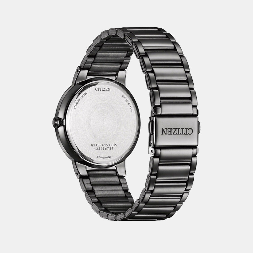 Men Quartz Grey Dial Analog Stainless Steel Watch BI5127-51H