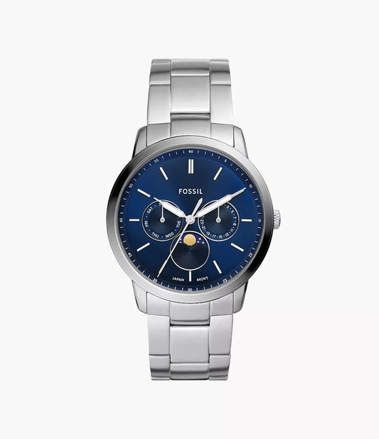 Neutra Moonphase Multifunction Stainless Steel Watch