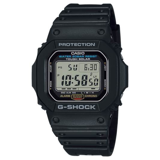 G-Shock Men Quartz Black Dial Digital Resin Watch G1166