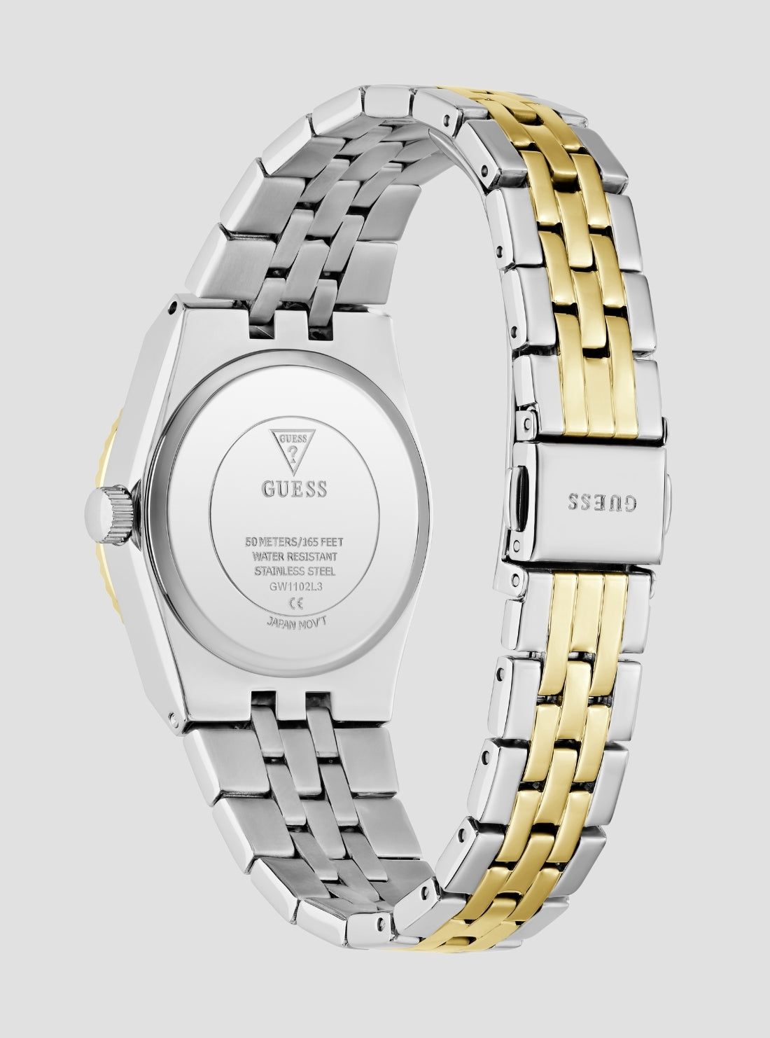 Silver gold vera green dial watch GW1102L3