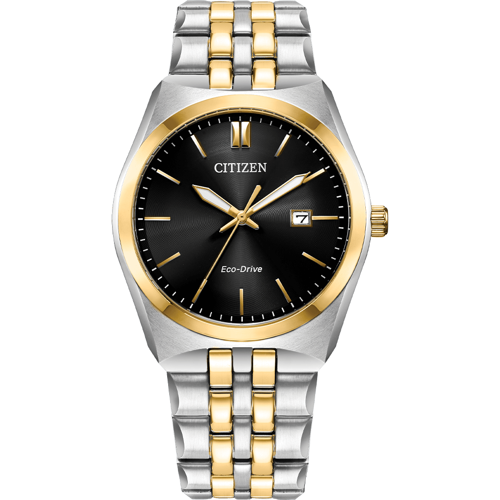 Citizen Eco-Drive Gents Watch Black Dial - BM7334-58E