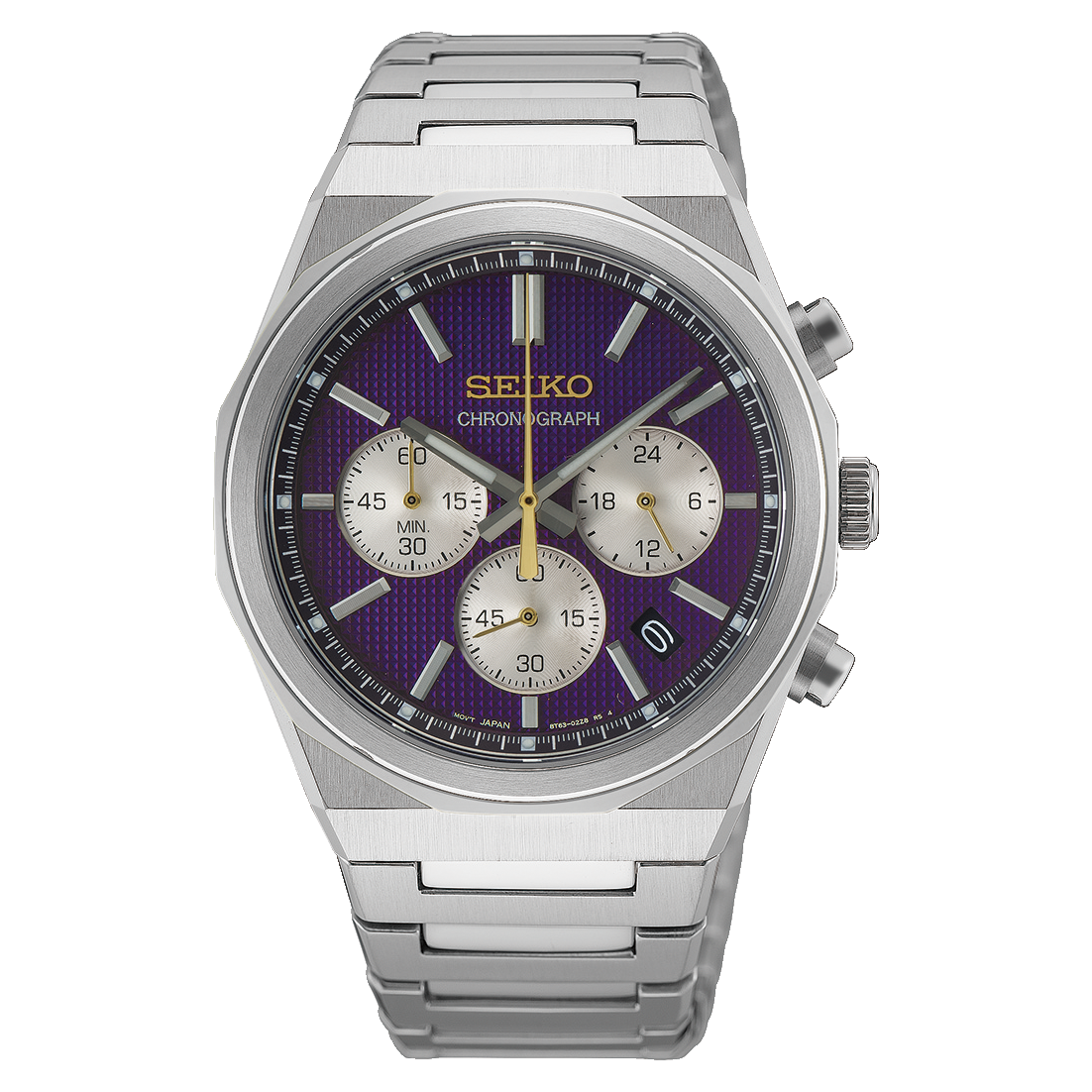 HGK003P1 Seiko 145th Anniversary Limited Edition Purple Dial Chronograph Men's Watch