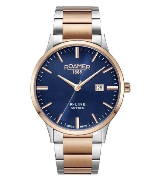 Men's Blue Analog Stainless Steel Watch 718833 47 45 70