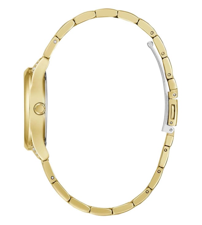 MINI AURA Women Champagne Round Dial Analog Watch - GW0385L2