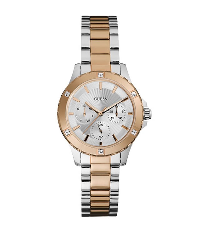 Analog Rose Gold Dial Women's Watch W0443L4