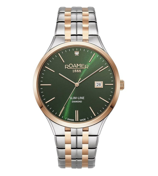 Men's Green Analog Stainless Steel Watch 864833 49 75 50