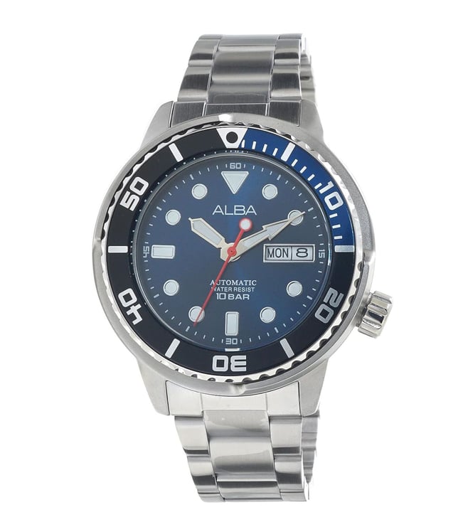 Mechanical Blue Men 43mm Watch Automatic AL4245X1