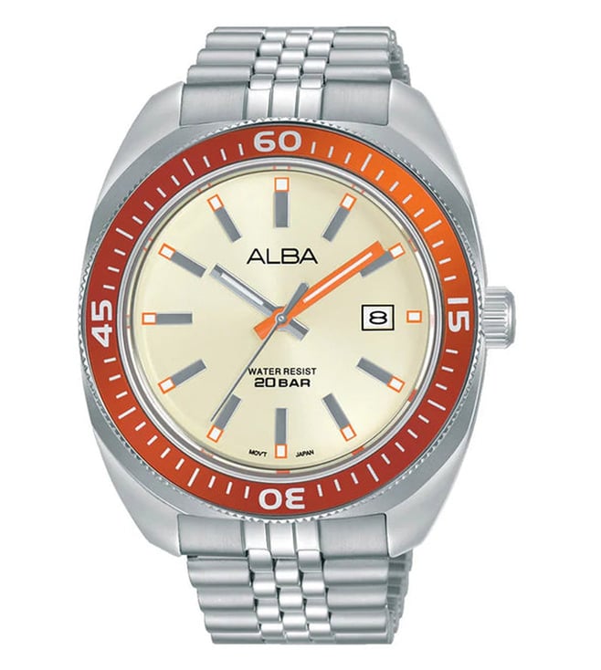 Active champagne Men 43mm Watch Quartz AS9T89X1