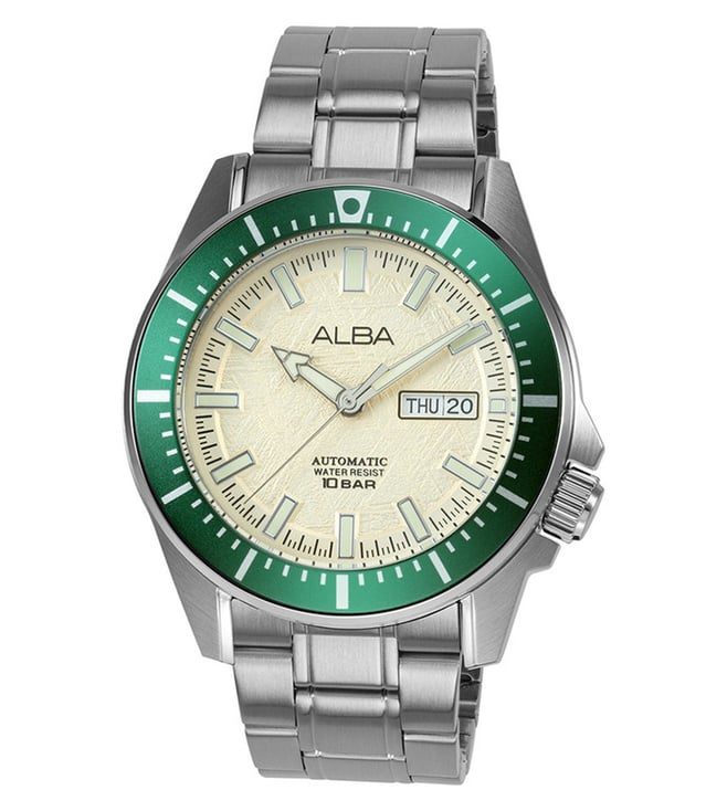 Mechanical Cream Men 44mm Watch Automatic AL4719X1