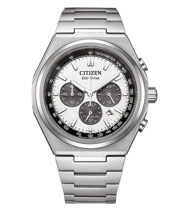 Zenshin Eco drive Chronograph with Men 42.5 mm CA4610-85A