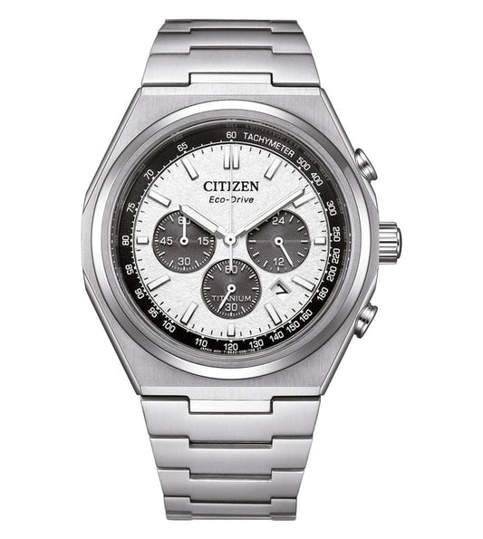 Zenshin Eco drive Chronograph with Men 42.5 mm CA4610-85A