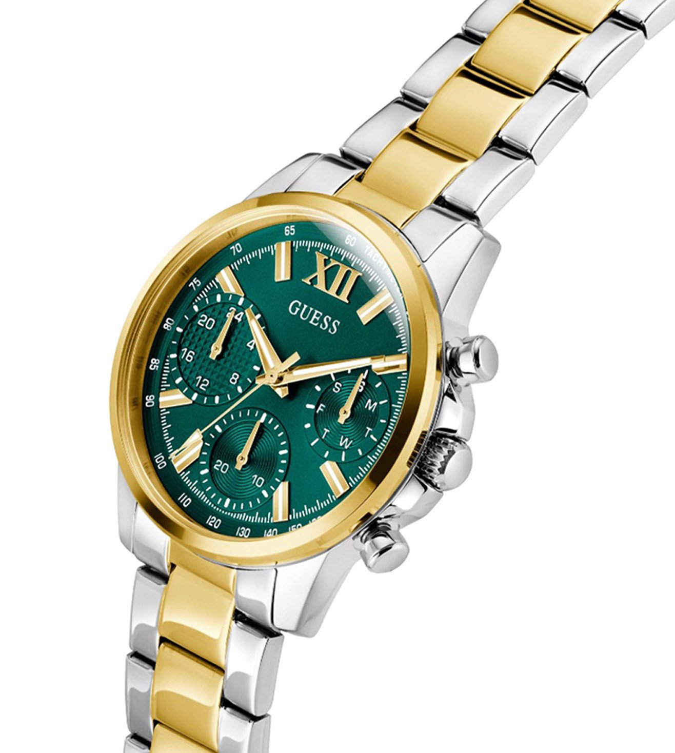 Green Round Dial Analog Women's Watch - GW0933L7