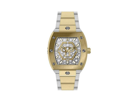 Philipp Plein The Hexagon Phantom Quartz Watch, Silver, 44 mm, PWPUA0925