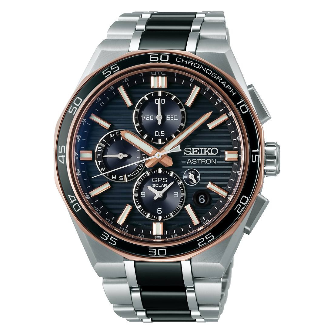 Astron GPS Solar Dual-Time Chronograph Limited Edition Men Watch SSH180J1