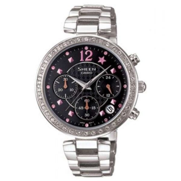 Casio Sheen Chronograph Multi-Color Dial Women's Watch-SHN-5014D-1ADR (SX003)