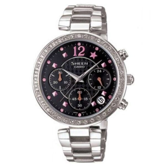 Casio Sheen Chronograph Multi-Color Dial Women's Watch-SHN-5014D-1ADR (SX003)