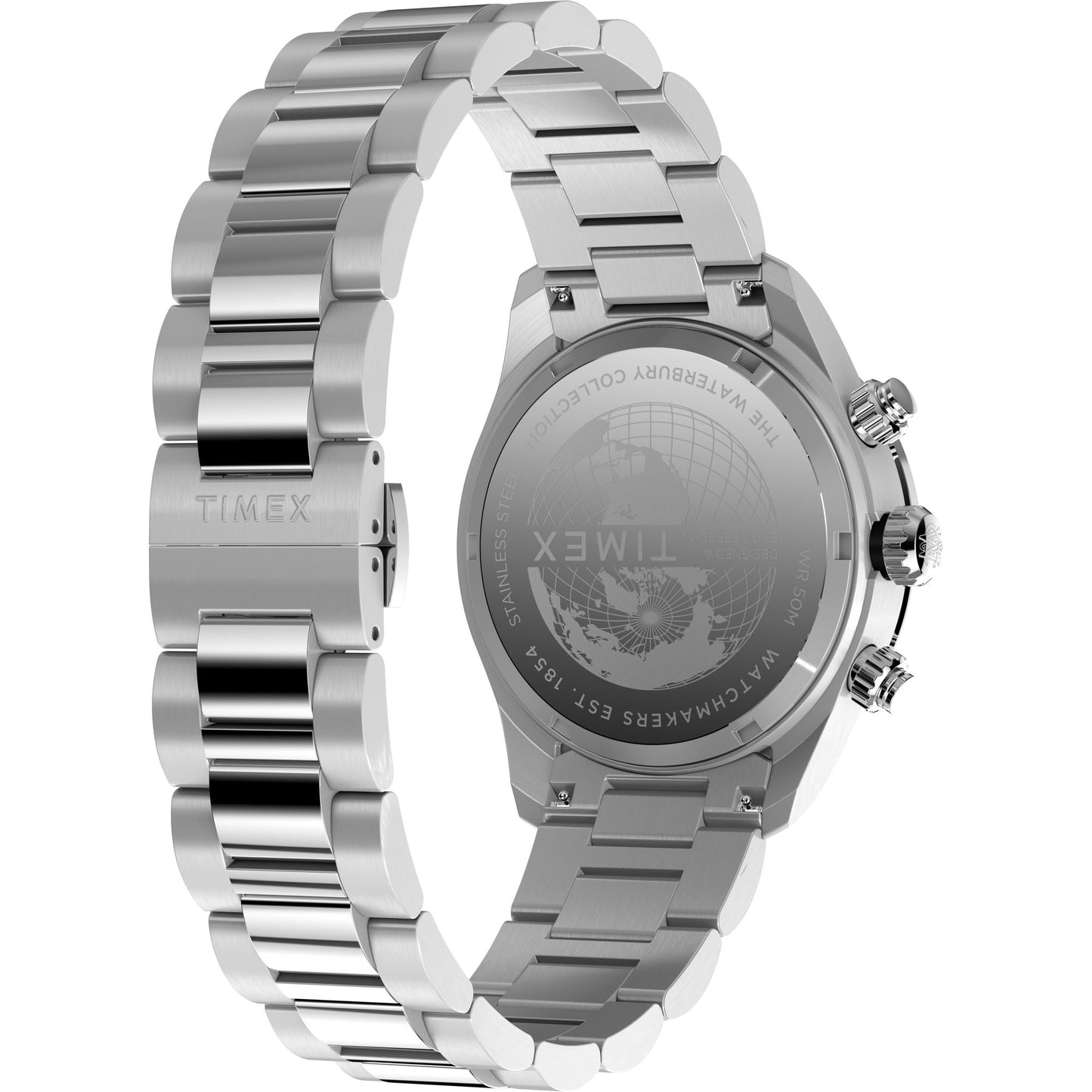 Timex Men Silver Strap Analog Watch TW2Y19200IK