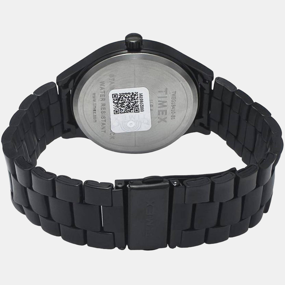 Fashion Men Quartz Black Dial Multi-Function Stainless Steel Watch TWEG18410