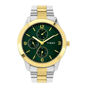 TIMEX Men Green Round Dial Analog Watch (TWEG18525)