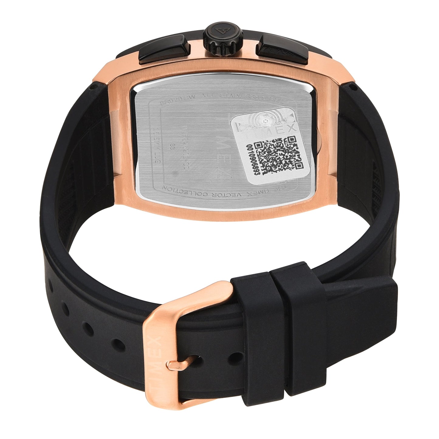 TIMEX Vector Men Black Rectangle Chronograph Dial Analog Watch - TWEG26201