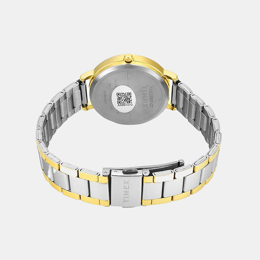 Trendline Women Quartz Green Dial Analog Stainless Steel Watch TWEL15830