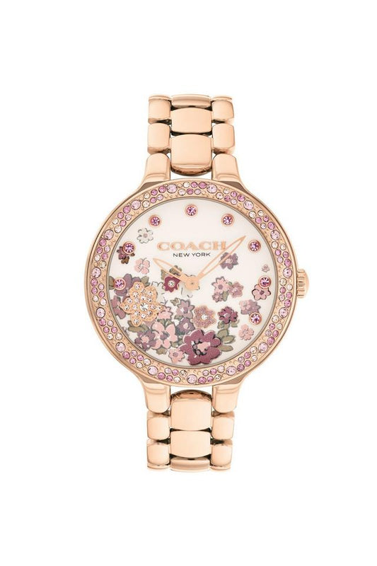 Chelsea 36 mm Pink Round Dial Stainless Steel Analogue Watch for Women - 14504498
