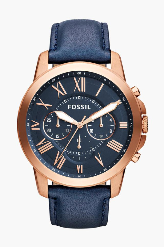 Mens Chronograph Leather Watch - FS4835I