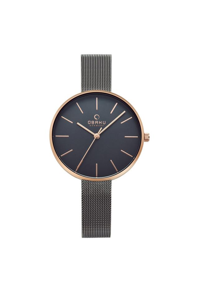 Obaku Denmark
Womens Viol Granite Grey Dial Stainless Steel Analog Watch - V211LXVJMJ