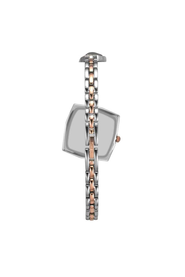 Womens 32.58 mm Fria Blue Dial Two-tone Brass Bracelet Analog Display Watch - TWEL16102