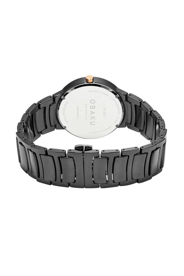 Obaku Denmark
Pil Lille 38 mm Black Dial Ceramic Analog Watch For Women - V280LDBBCB