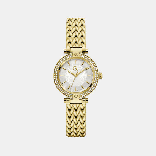 Vogue Women Quartz White Dial Analog Stainless Steel Watch Z22002L1MF