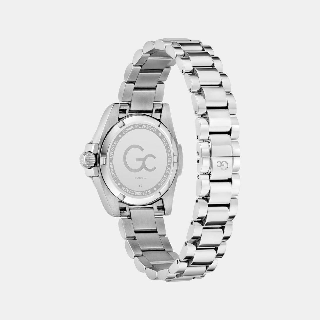 Gc Bolt Lady Mini Women Quartz Blue Dial Analog Stainless Steel Watch Z58004L7